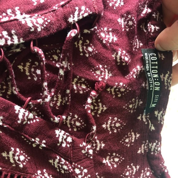 Maroon Tunic Top from Cotton On - Picture 3 of 3